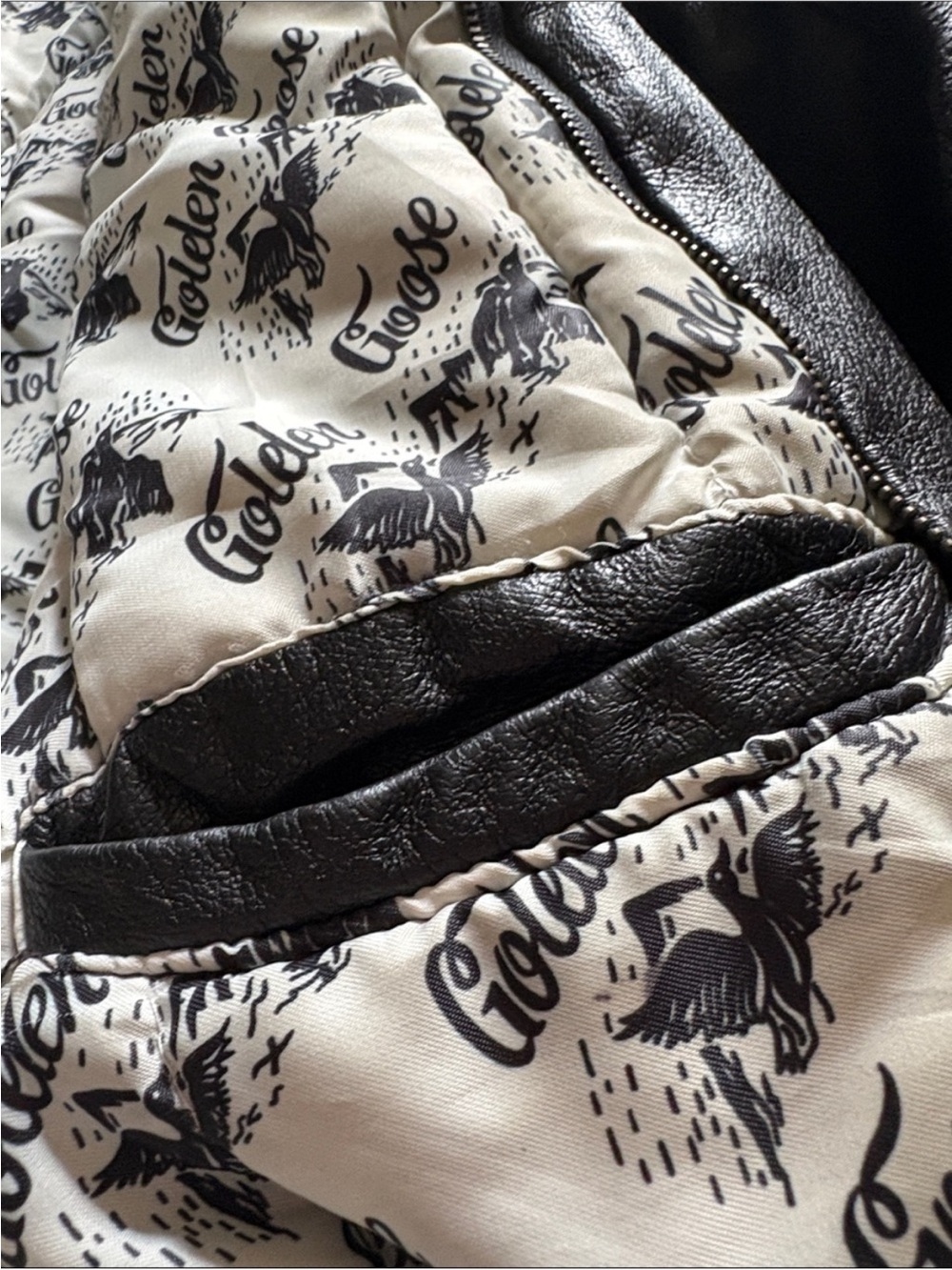 GOLDEN GOOSE Men’s leather jacket. - Picture 12 of 16